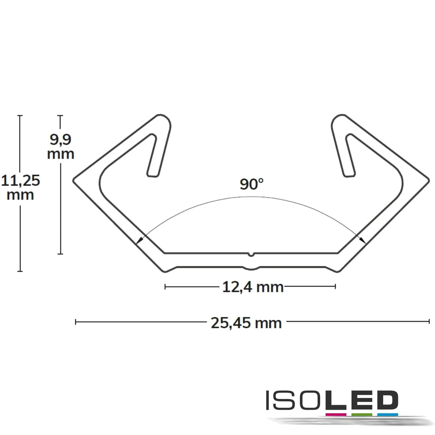 ISOLED LED Eckprofil CORNER11n Aluminium Pic_2
