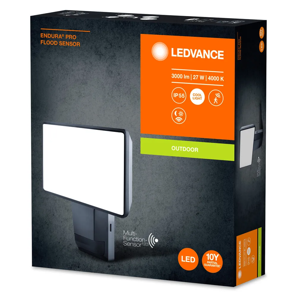 Ledvance ENDURA PRO Flood Sensor 27W 4000K IP55 Dark Gray Pic_2