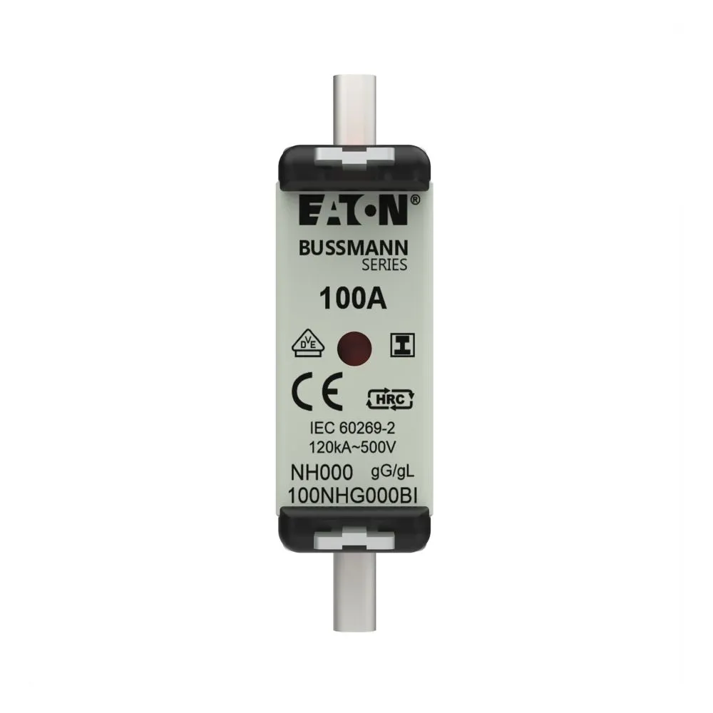 Eaton Electric NH FUSE 100A 500V SIZE 000 GG IMGL Pic_2