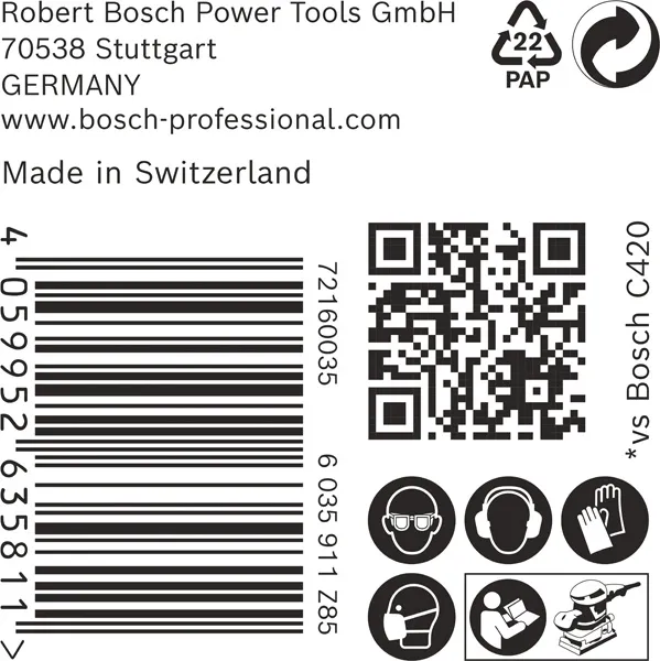 Bosch Schleifblatt M480,80x133mm,P Pic_2