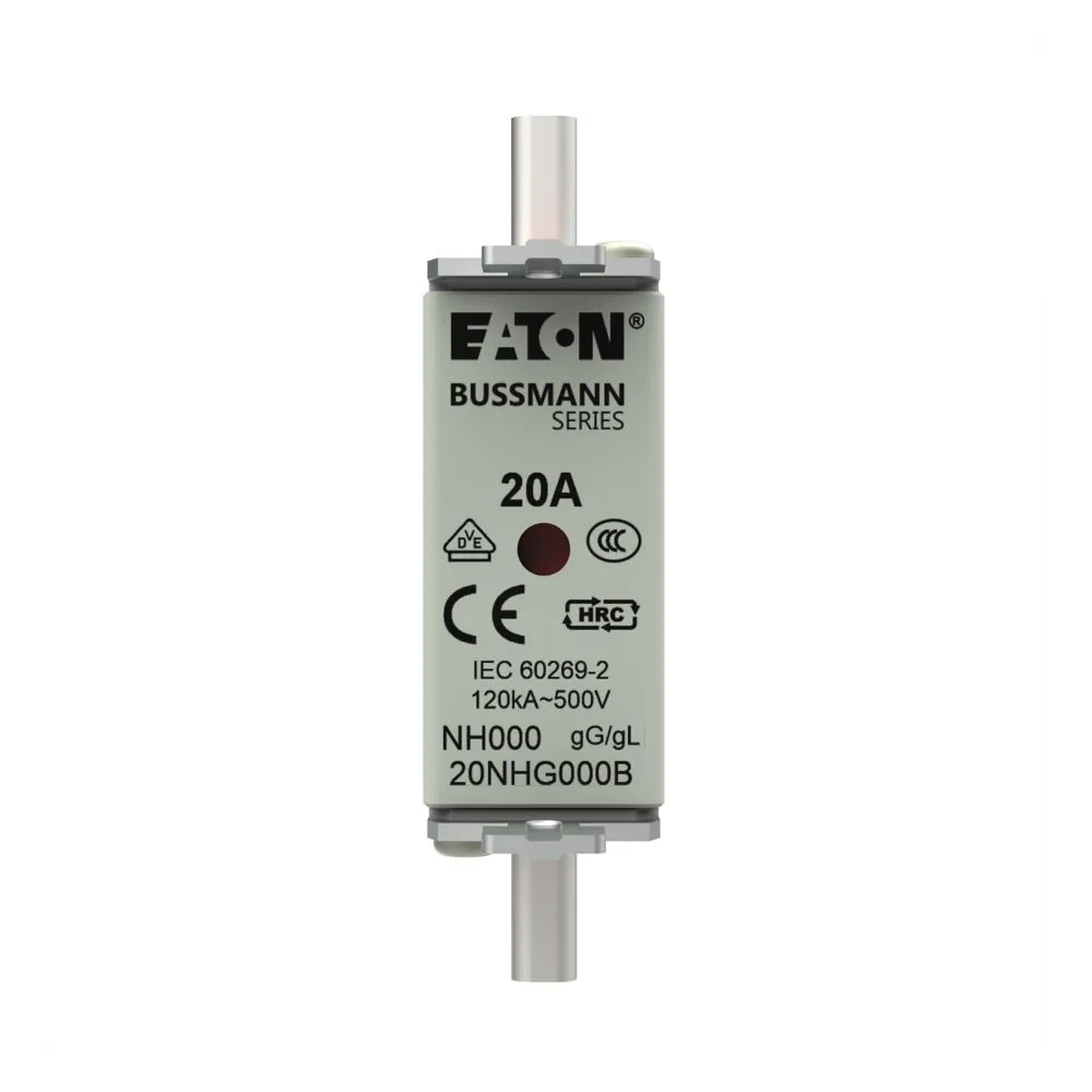 Eaton Electric NH-SICHERUNG 20 A 500 V GRÖSSE 000 GG MG Pic_3