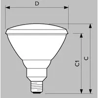Philips Lighting - Lamps PAR38 IR 175W E27 240V CL 1CT/12 Pic_2