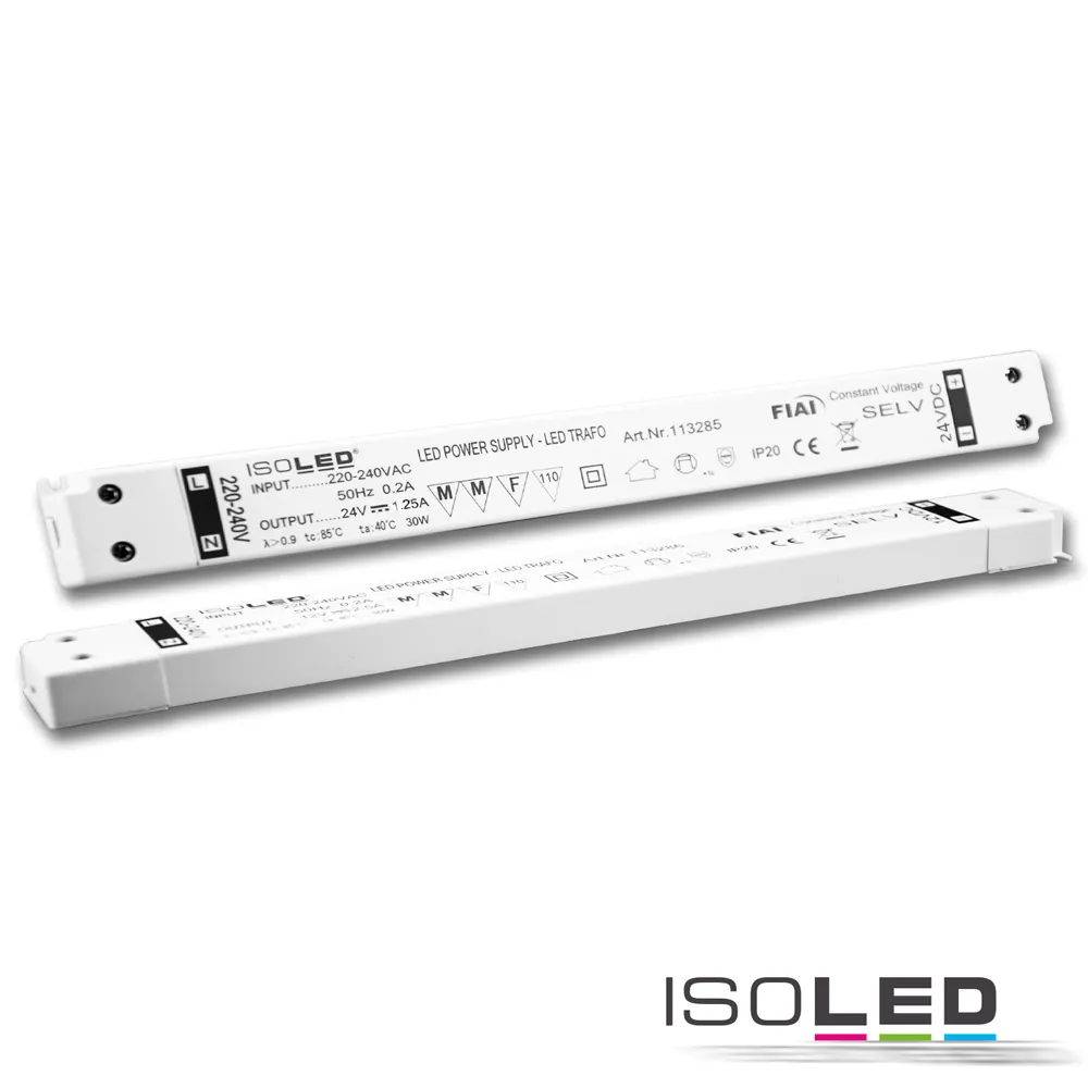 ISOLED LED Trafo 24V/DC, 0-30W, slim Pic_2