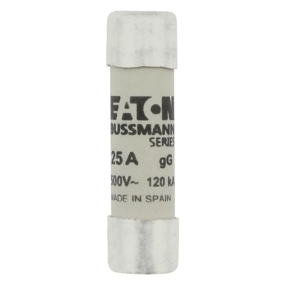 Eaton Electric CYLINDRICAL FUSE 10 x 38 25A GG 500V AC Pic_2