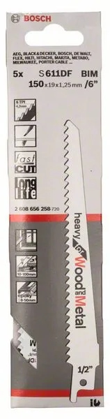 Bosch Säbelsägeblatt S 611 DF Pic_5