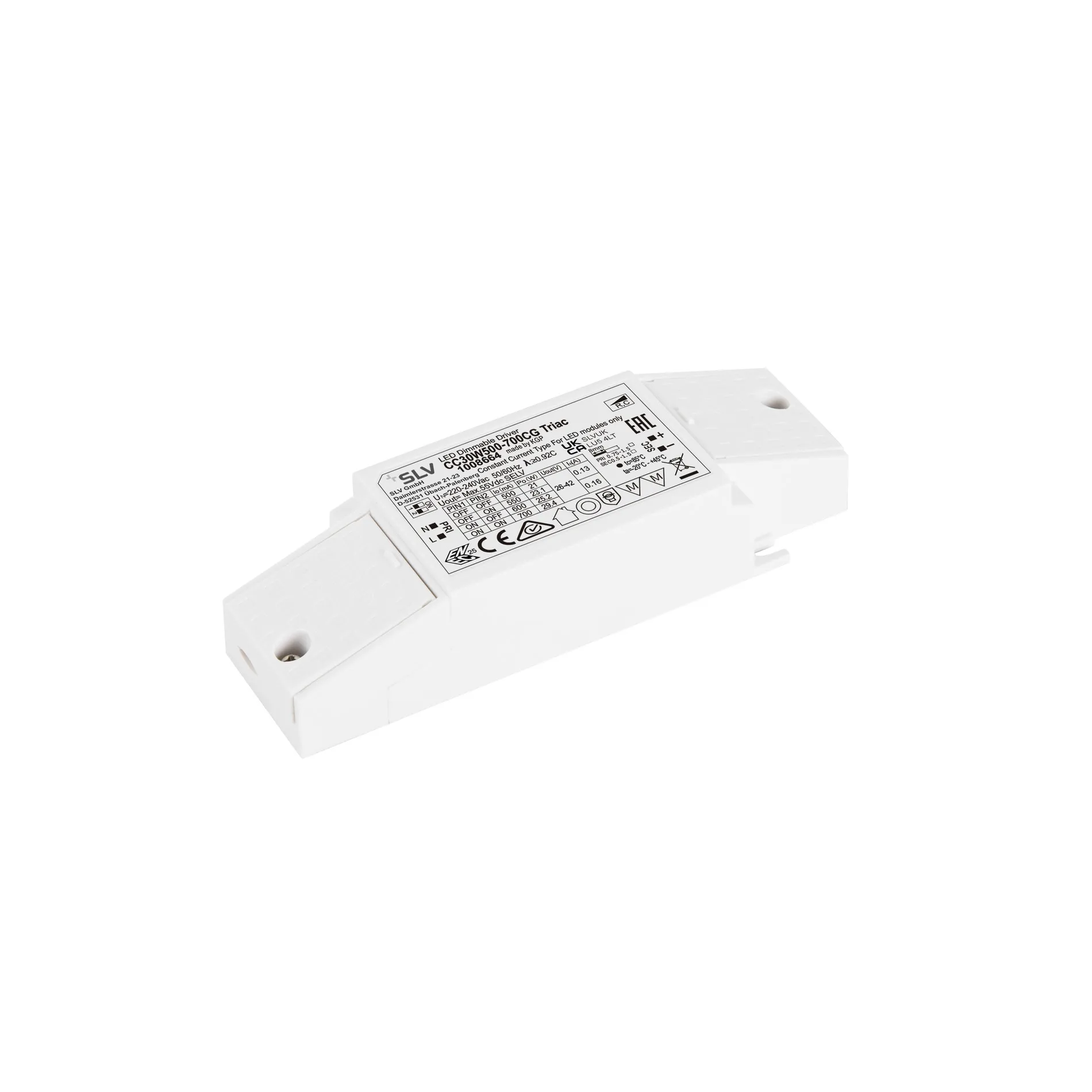 Slv LED Treiber 30W 500-700mA PHASE weiß Pic_1