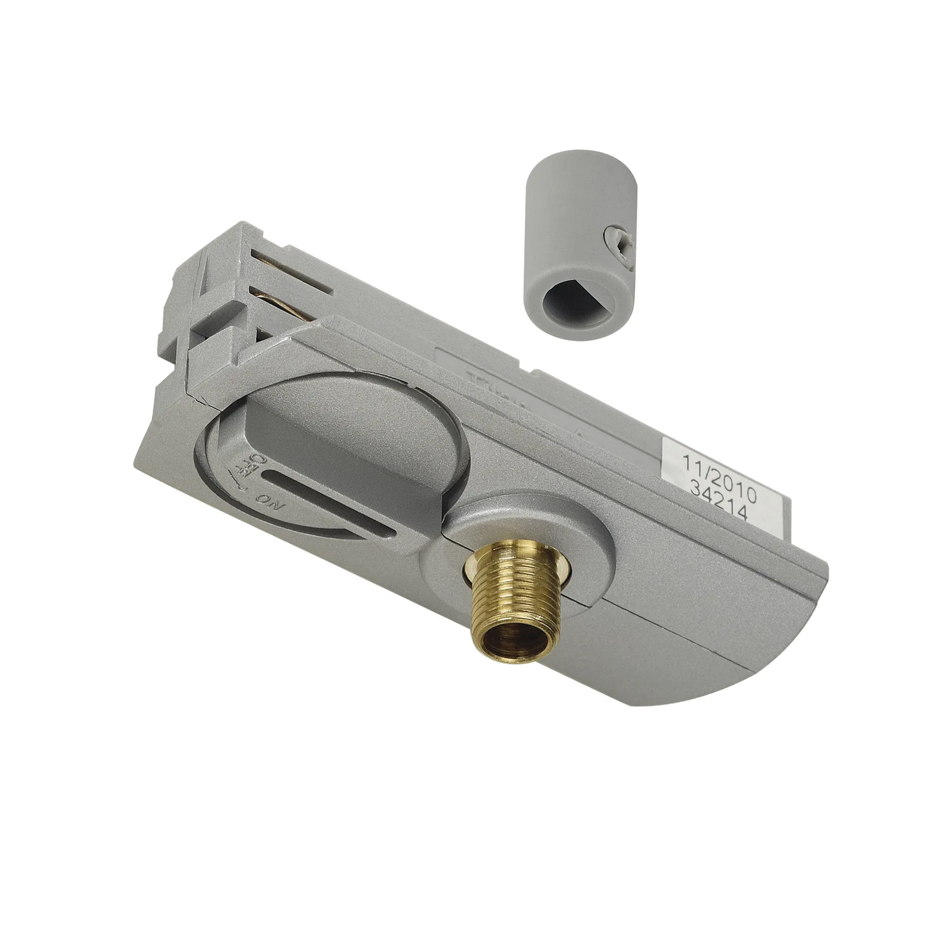 Slv 1~ Pendelleuchtenadapter grau Pic_1