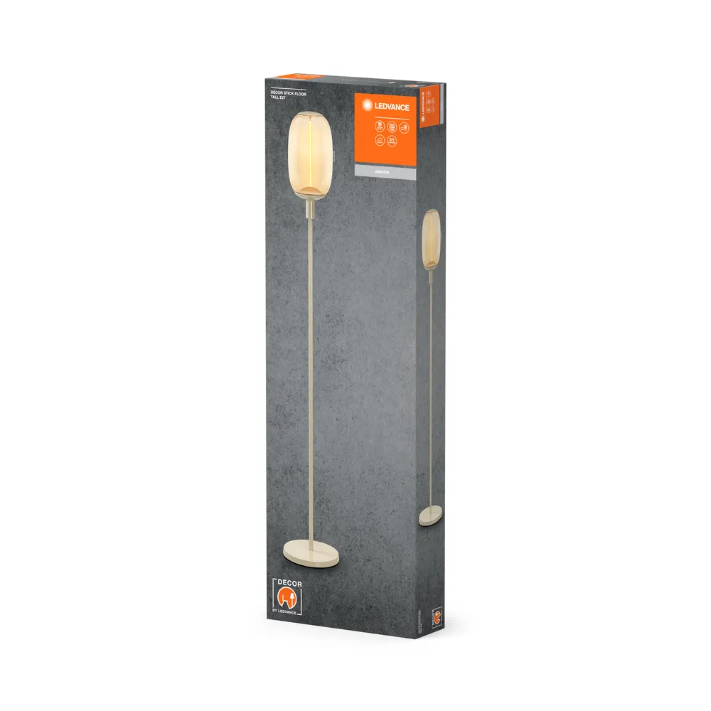 Ledvance Decor Stick Floor Beige Tall E27 Pic_1