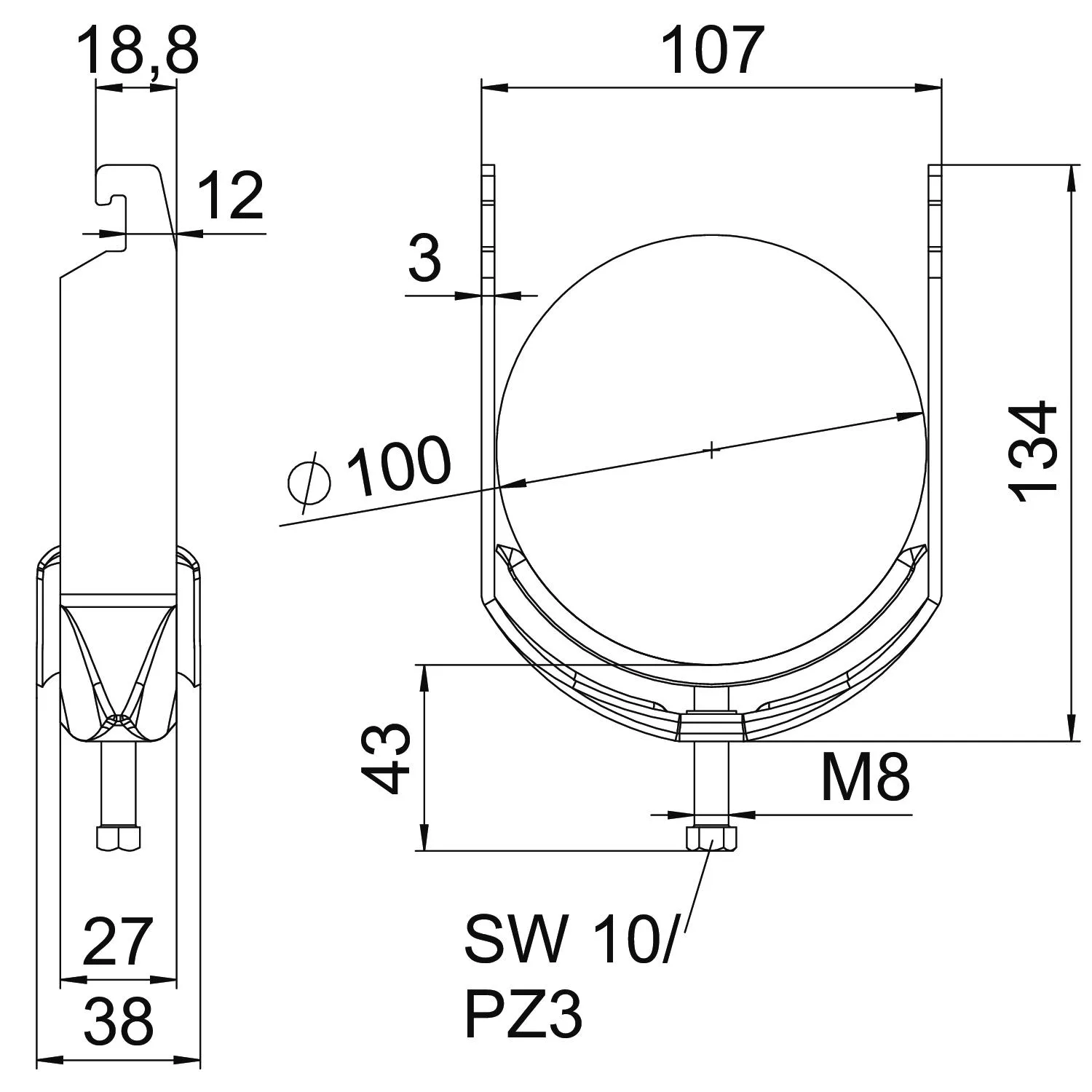 OBO Bettermann BS-U1-M-100 FT Pic_1