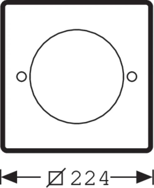 Trilux 08520PQ Edelstahlabschlusspl quadratisch Pic_1