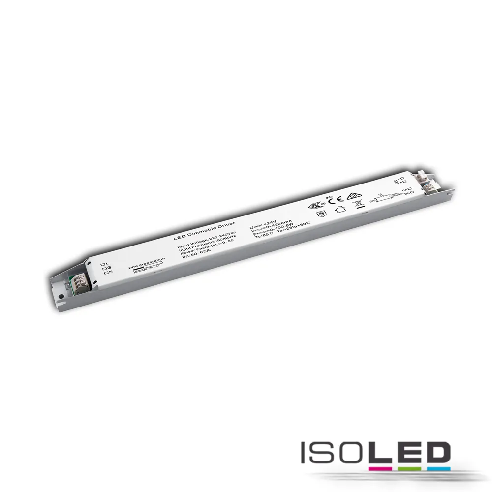 ISOLED LED PWM-Trafo 24V/DC, 0-100W, slim Pic_1