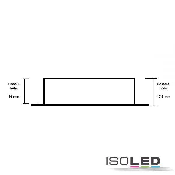 ISOLED Cover Aluminium rund schwarz Pic_2