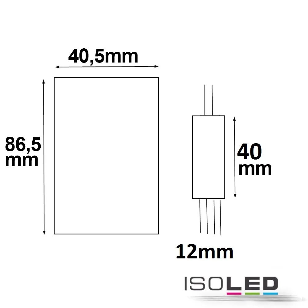 ISOLED LED Strip Mini RGB Funk-Fernbedienung Pic_2