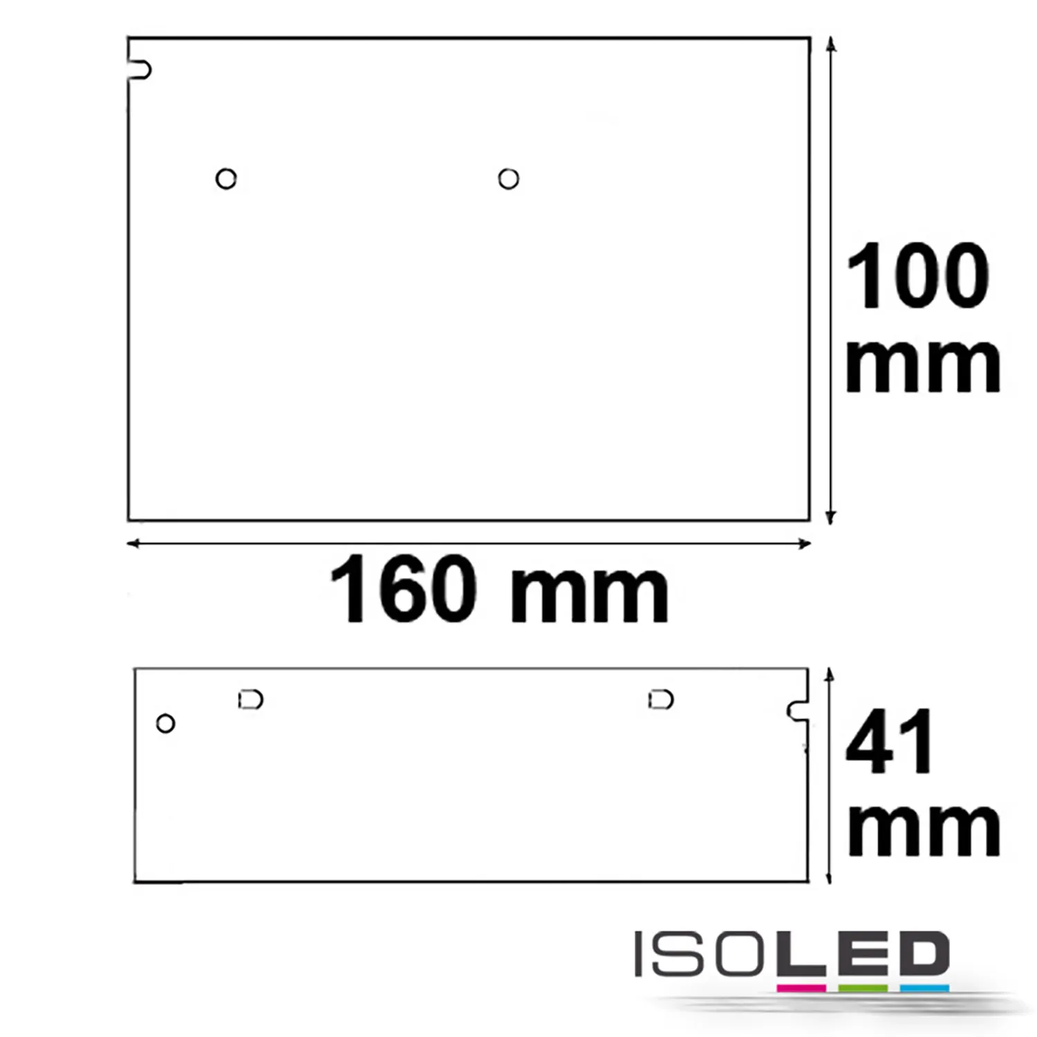 ISOLED LED Trafo 24V/DC, 0-150W, Gitter Pic_2