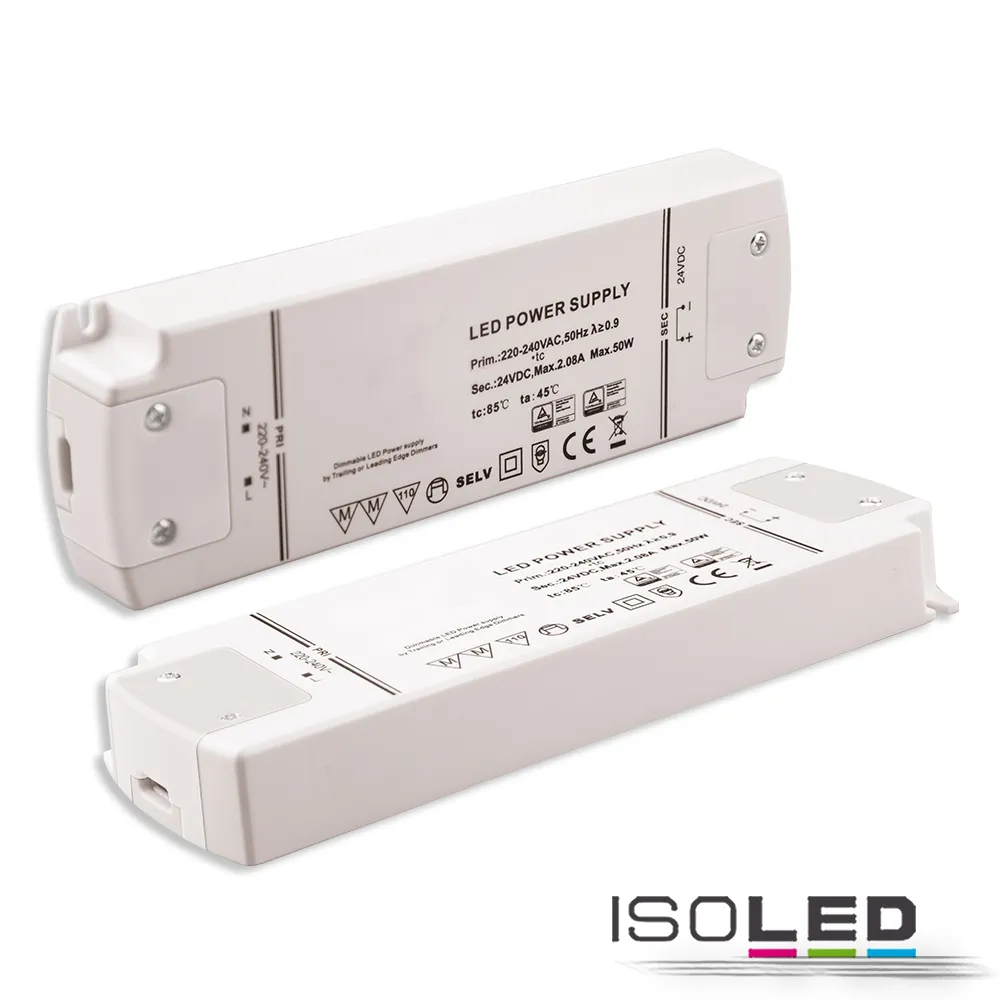 ISOLED LED Trafo 24V/DC, 0-50W, dimmbar Pic_1