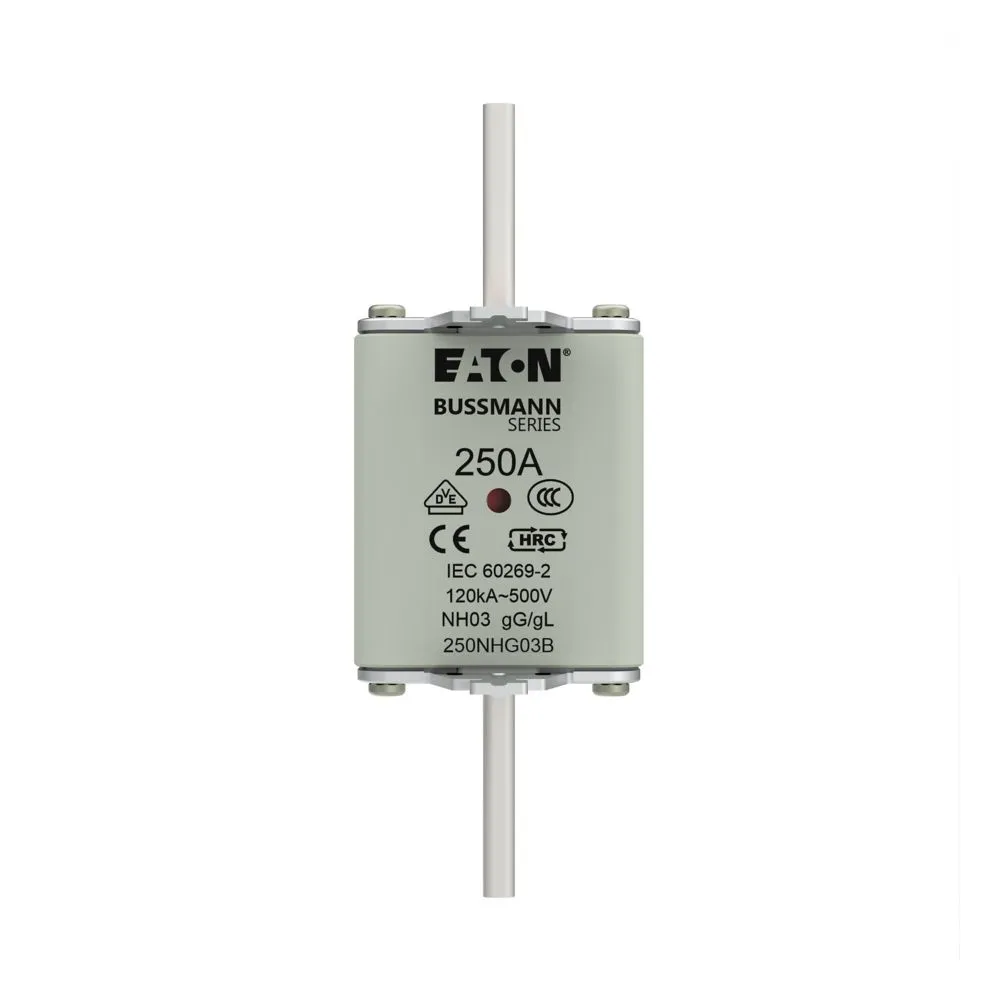 Eaton Electric NH FUSE 250A 500V GG/GL SIZE 03 Pic_3