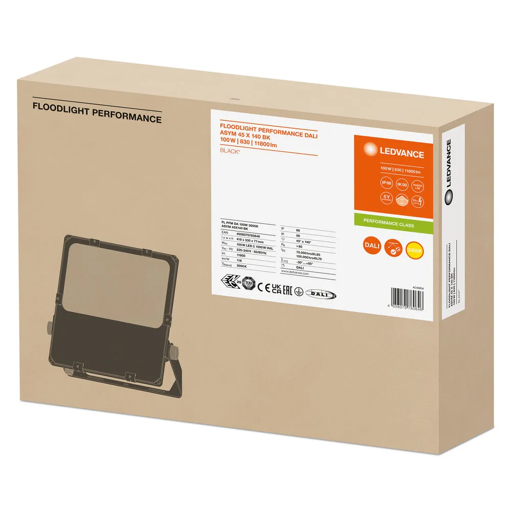 LEDVANCE GMBH FL PFM DA ASYM 45X140 100W 3000K BK Pic_3