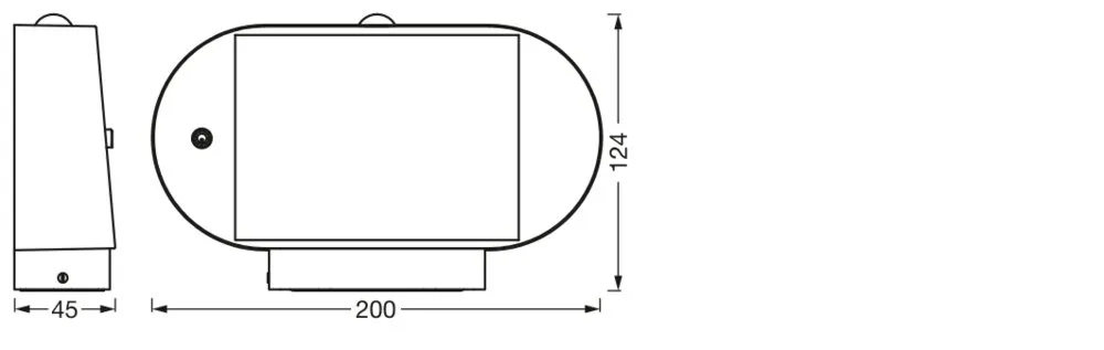 Ledvance ENDURA Style Solar Oval S Wall Sensor 4W 3000K Pic_2
