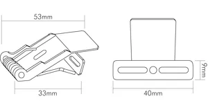 Nobile Licht Einbaufeder für LED Pendel-Panel R600/R780 Pic_8