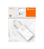 Tracklight Supply Connector White