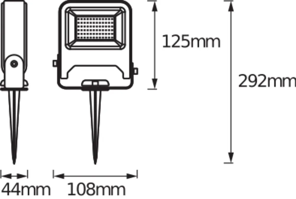 LEDVANCE GMBH ENDURA Garden Flood Spike 10W 3000K Pic_3
