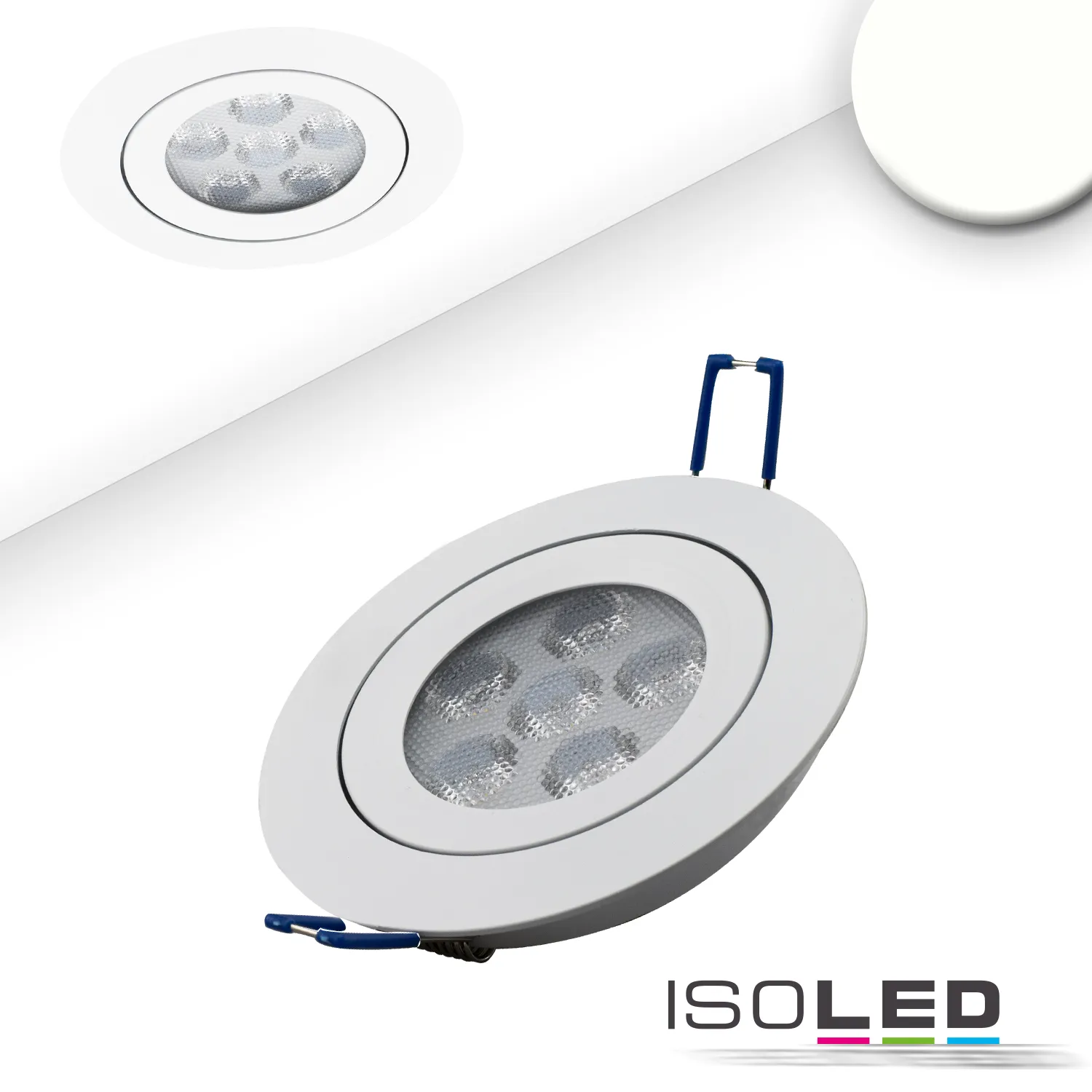 ISOLED LED Einbaustrahler, weiß, 15W Pic_1