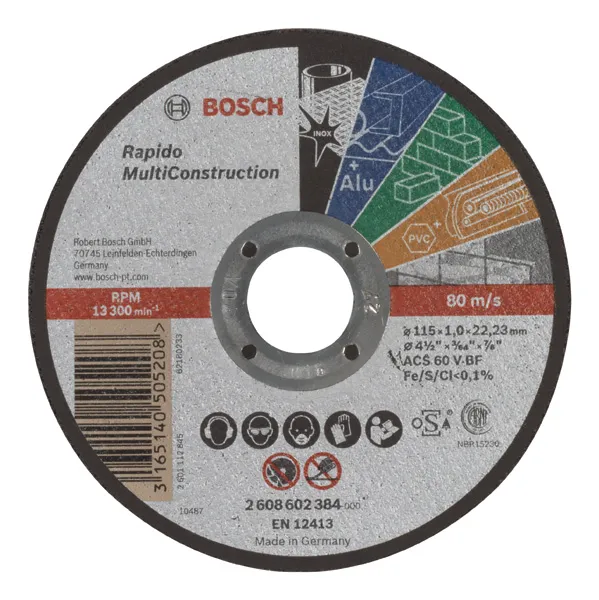 Bosch Trennscheibe gerade Rapido Multi Construction Pic_3