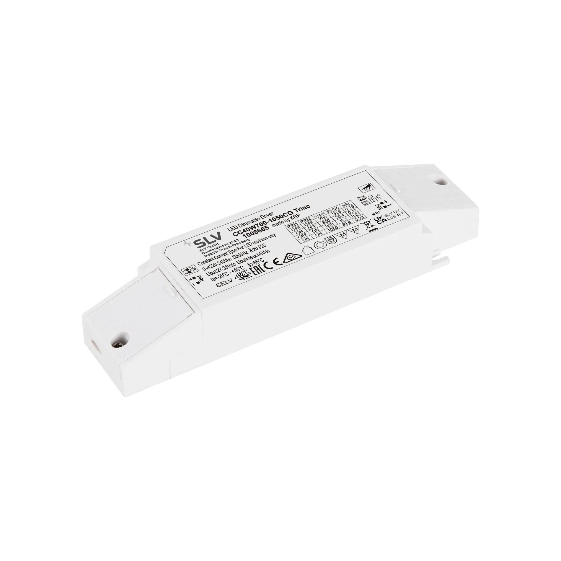 Slv LED Treiber 40W 700-1050mA PHASE weiß Pic_1