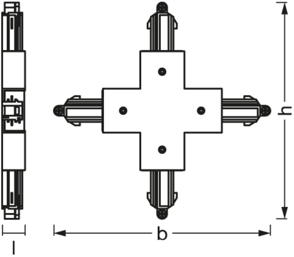 Ledvance Tracklight Cross Connector White Pic_3