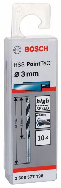 Bosch HSS-Spiralbohrer PointTeQ 3,0 mm Pic_7
