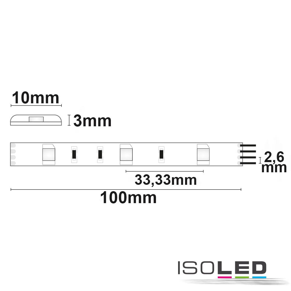 ISOLED LED SIL-RGB-Flexband, 12V, 7,2W, IP66 Pic_1
