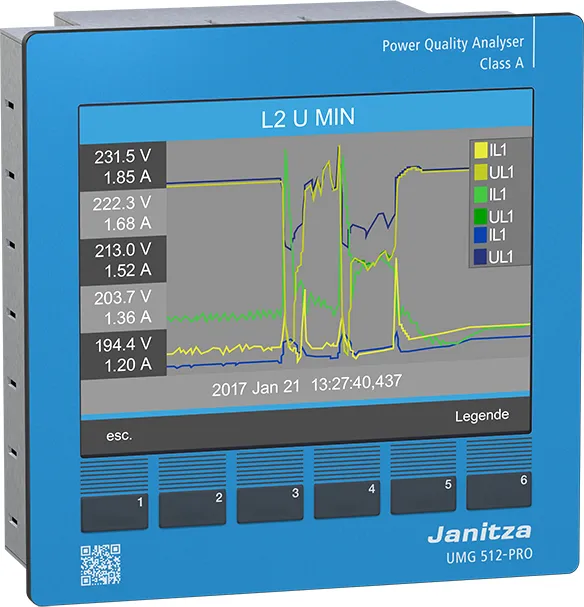 Janitza UMG 512-PRO Uh=95V-240V AC (UL) Pic_1