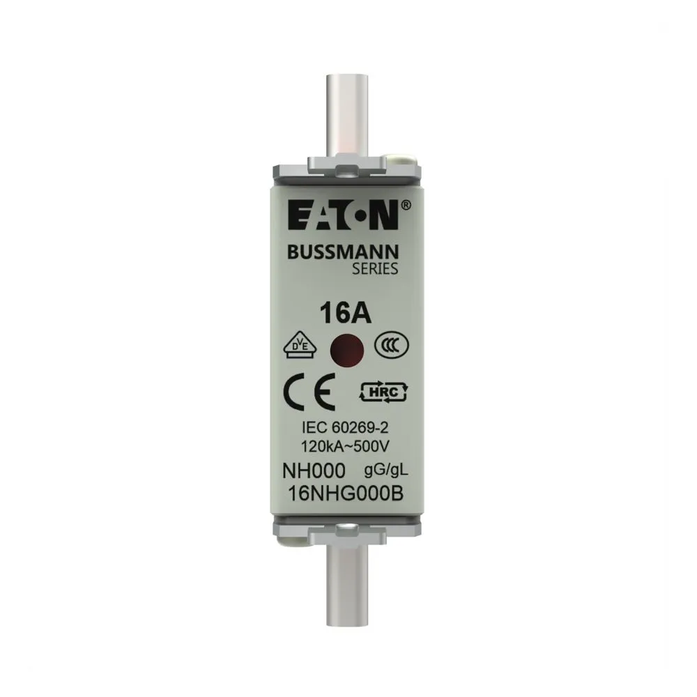 Eaton Electric NH FUSE 16A 500V GL/GG SIZE 000 DUAL IN Pic_2