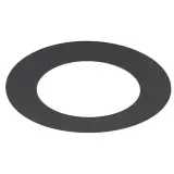 NUMINOS L Adapterplatte rund schwarz