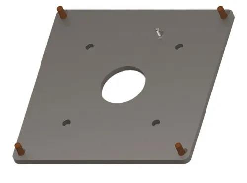 Bernstein FLEX.BASE ADAPTERPL. RAL9006 Pic_1