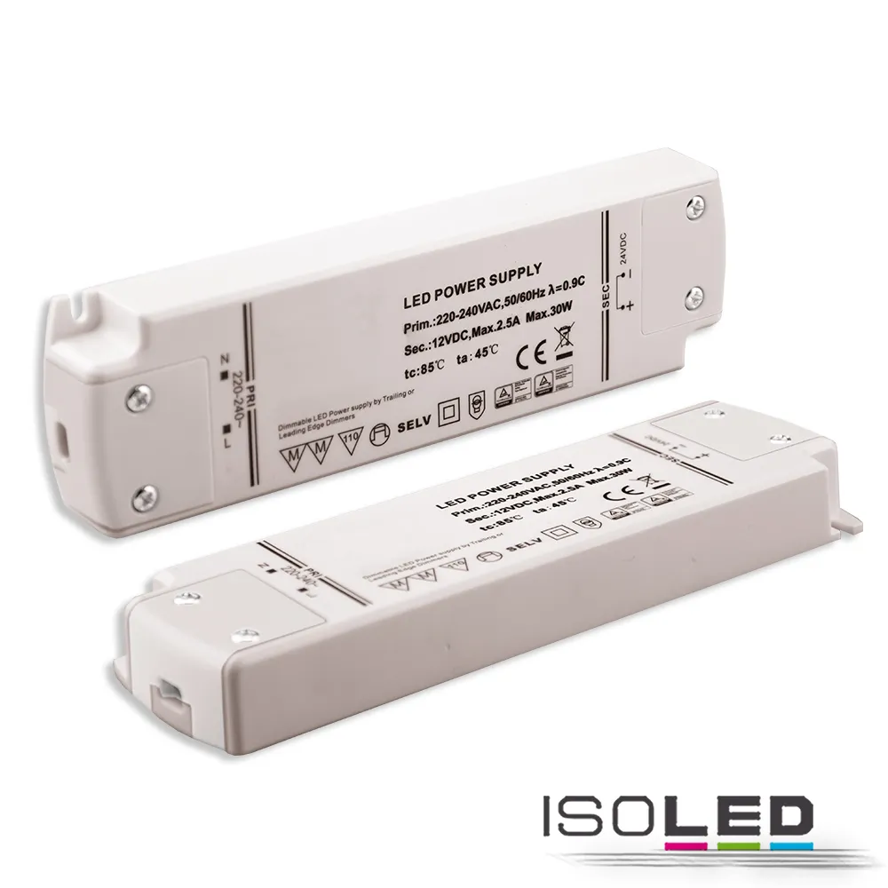 ISOLED LED Flexband-Trafo 12V/DC, 0-30W Pic_1