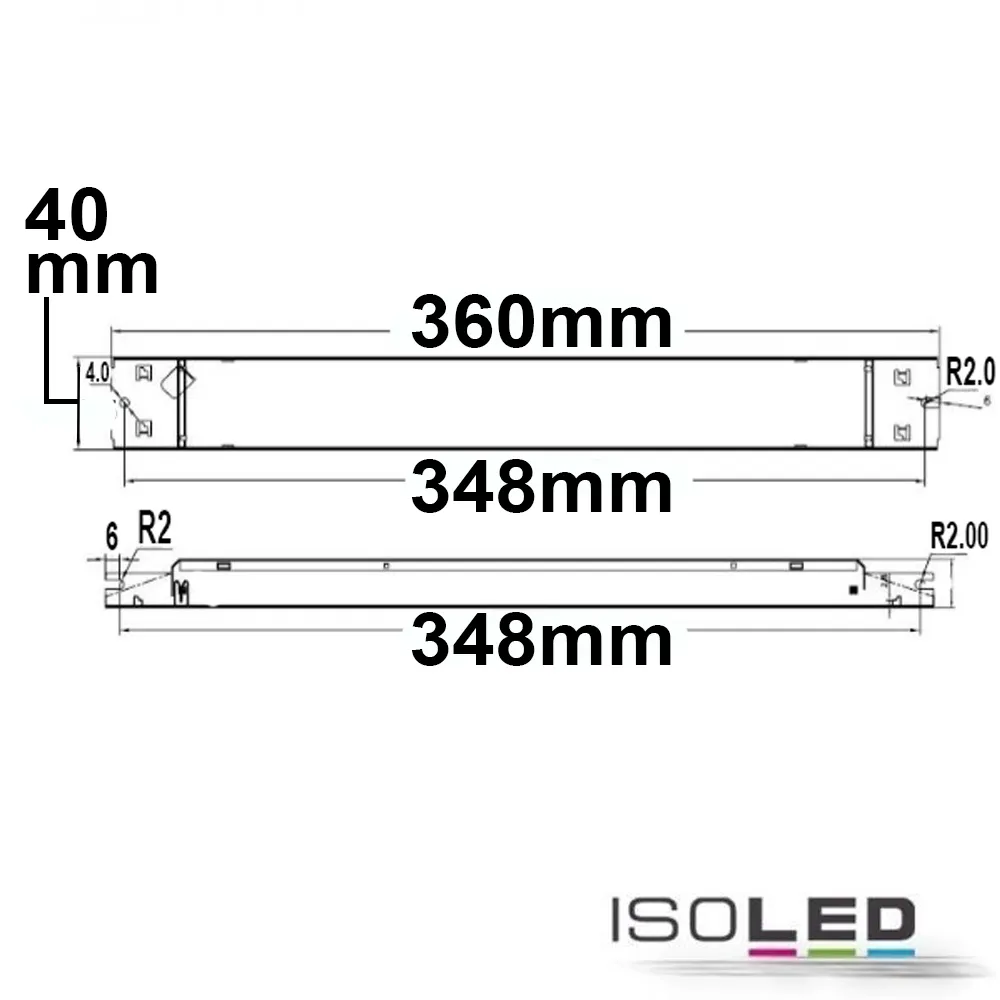 ISOLED LED Trafo 24V/DC, 0-150W, slim Pic_1
