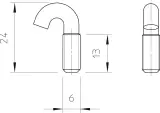 HS M6x13 A2
