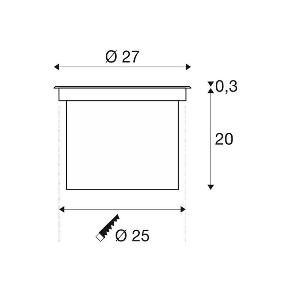 Slv DASAR® 270 EL 3000K asymmetrisch IP67 Pic_1