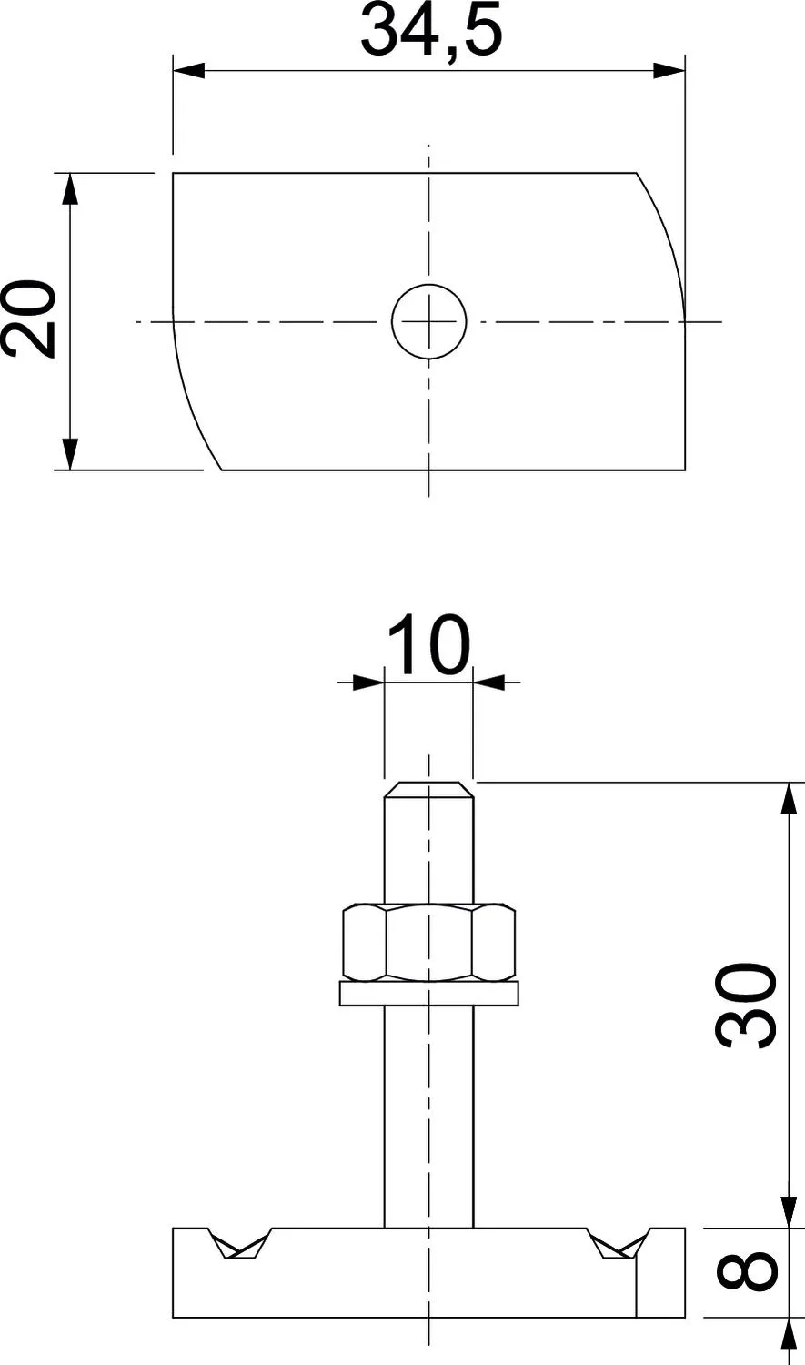 OBO Bettermann MS41HB M10x30 A4 Pic_2