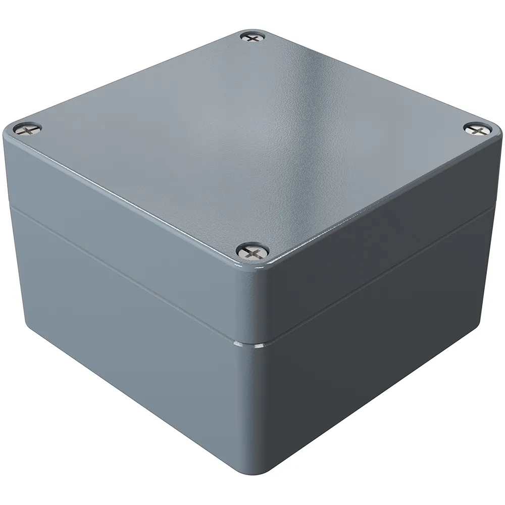 Rose Aluminium Standard Gehäuse 140 x 140 x 91 mm Pic_1