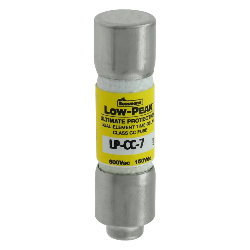 Eaton Electric LOW PEAK CC TRÄGE SICHERUNG 7 AMP Pic_2