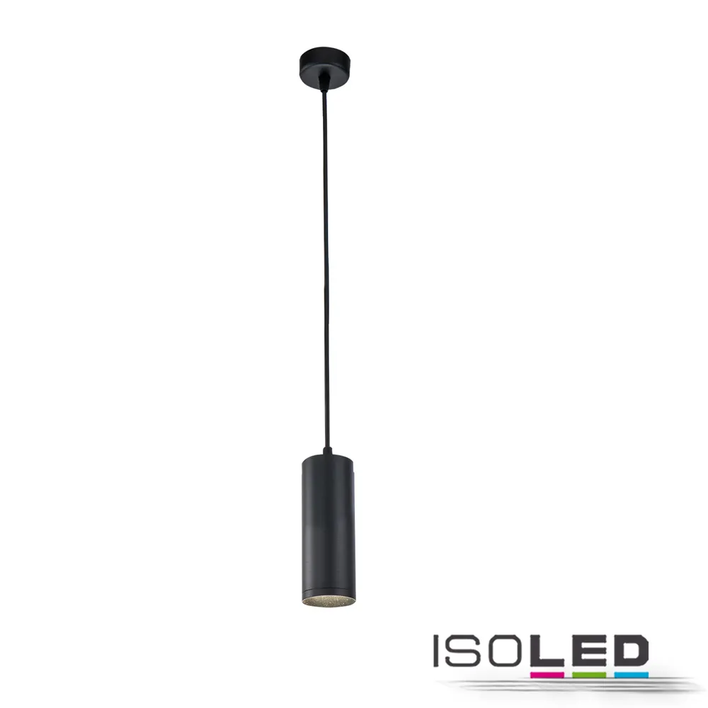 ISOLED Pendelleuchte 130 GU10, rund, schwarz Pic_2