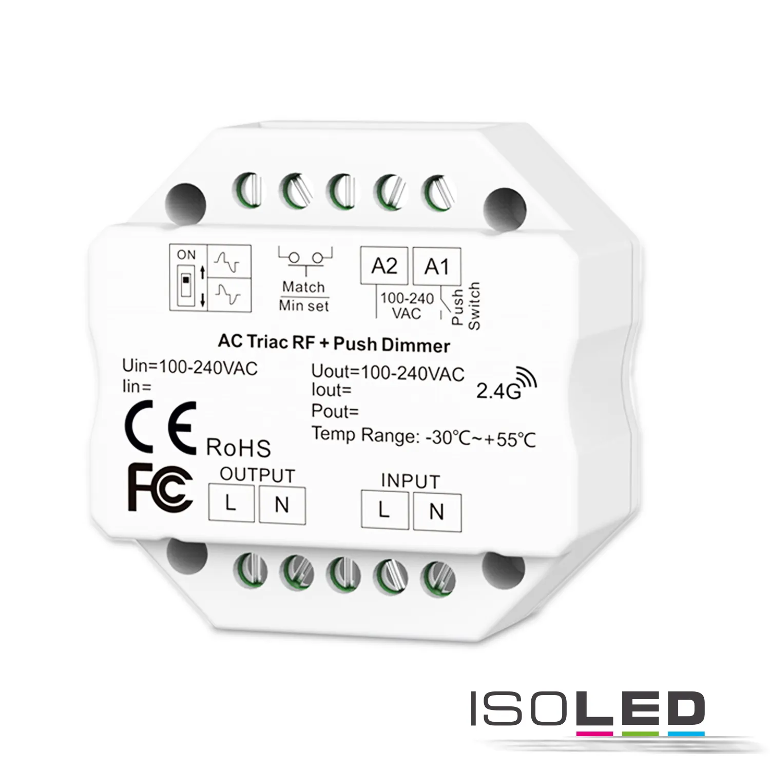 ISOLED Sys-Pro Universal-Push/Funk Mesh-Dimmer Pic_1