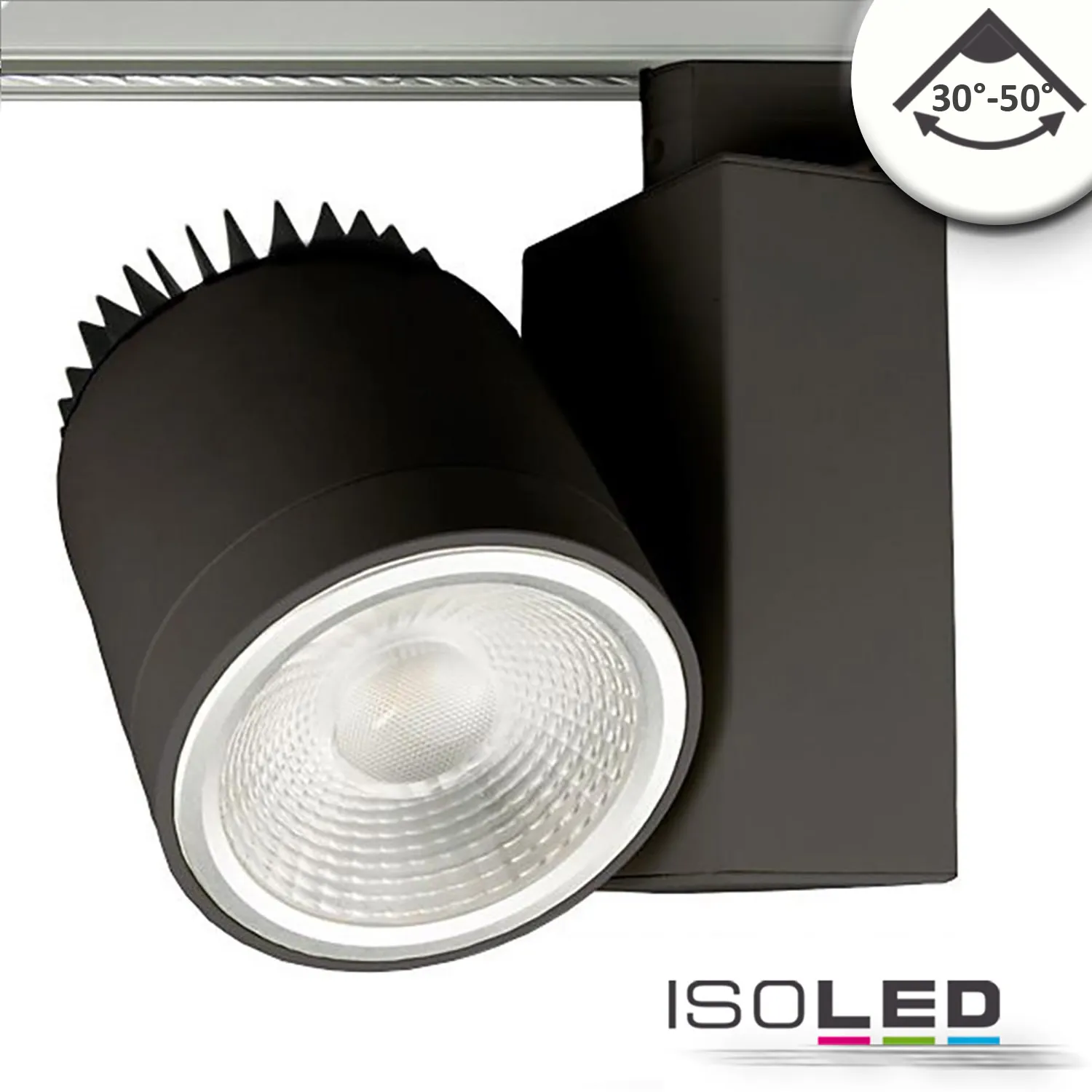 ISOLED 3-PH Schienen-Strahler fokussierbar, 36W Pic_1