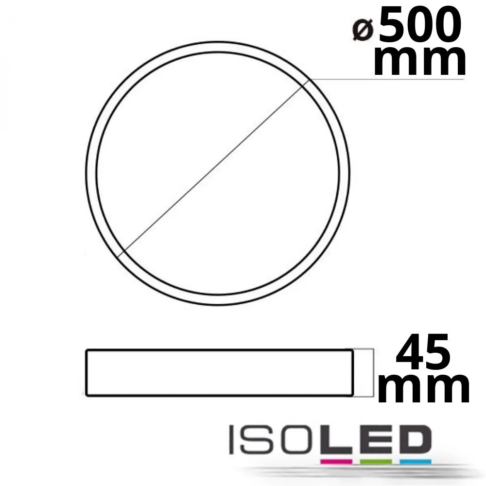 ISOLED LED Deckenleuchte PRO weiß, 36W Pic_2