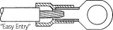 FLACHSTECKHÜLSE L-RA 49 H