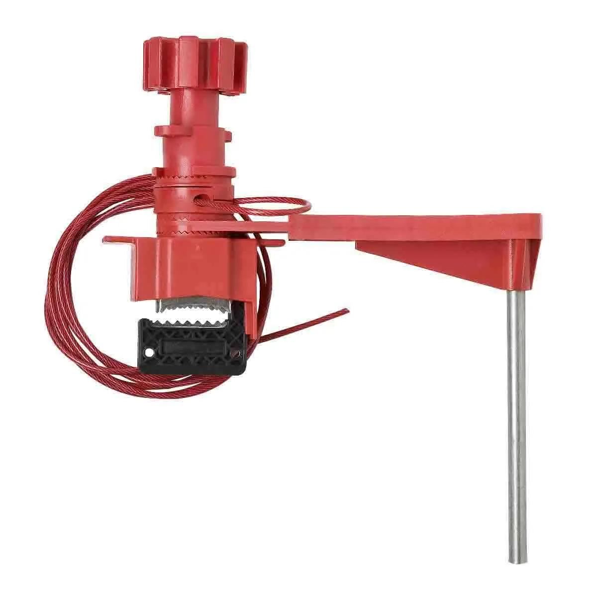 Brady LARGE UNIV VALVE LOCKOUT W/ARM & 8' CABL Pic_2