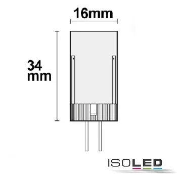 ISOLED G4 LED 33SMD, 3,5W, warmweiß Pic_2