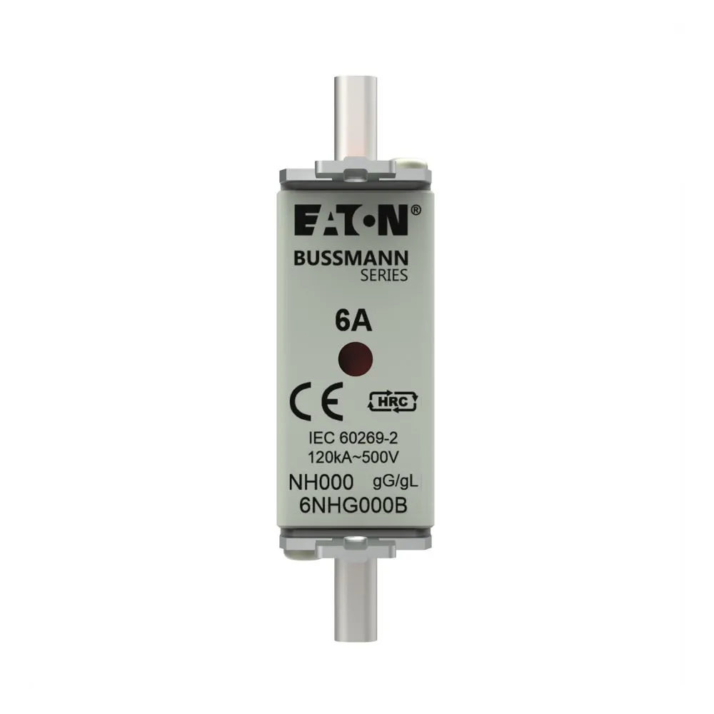 Eaton Electric NH FUSE 6A 500V SIZE 000 GG MGL Pic_2